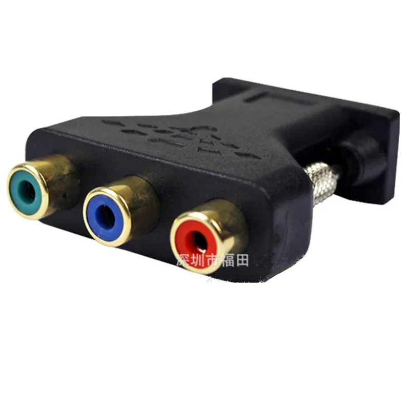 Кабель адаптер VGA в YPbPr RCA RGB Разъем Vga 15 контактный для HDTV и ПК|Компьютерные кабели