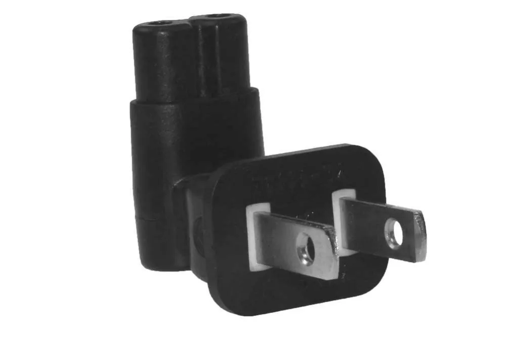 LBSC AC Plug power Adaptador 2 зубец Прямоугольный штекер Адаптер