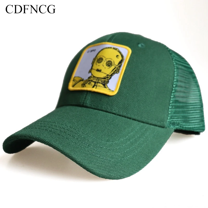 CDFNCG 2019 Звездные войны вышивка C 3PO робот дышащая бейсболка повседневная хип хоп