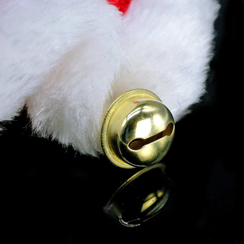 Christmas Pet Dog Accessories Collar Hat Cat Accessories Cap Pet Supplies Dogs Christmas Decoration Ornament Jingle Bell