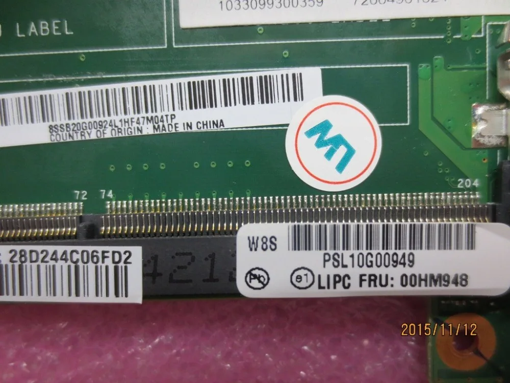 ل ثينك باد X240 اللوحة المحمول i3-4030U FRU: 00HM948 00HM949 نوع 20AL 20AM 100% اختبار موافق