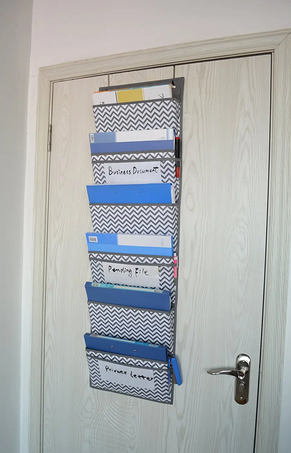Godery Over The Door Hanging File Folders Organizer Fabric Office