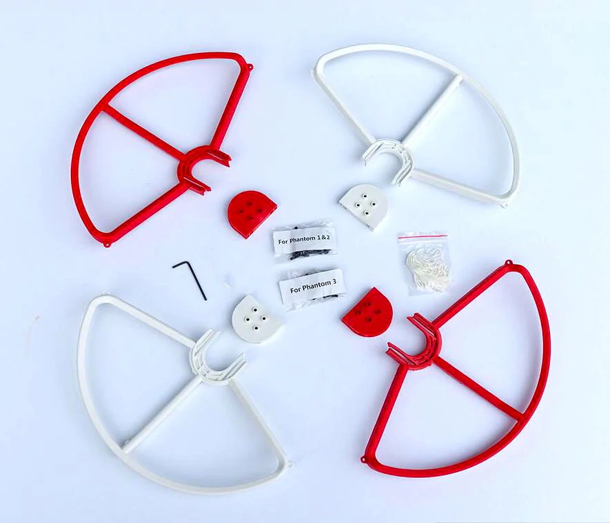 

Snap On/off Prop Guards for  Phantom All Versions Phantom 3 Professional Advanced Tool Quick Disconnect Propeller Protector