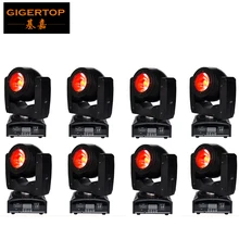 8 шт., 60 Вт, светодиодная мини движущаяся головная лампа, O-S-R-A-M, мощность, лампа RGBW 4в1, смешивание цветов, мини-размер, монтажный зажим 75 Вт