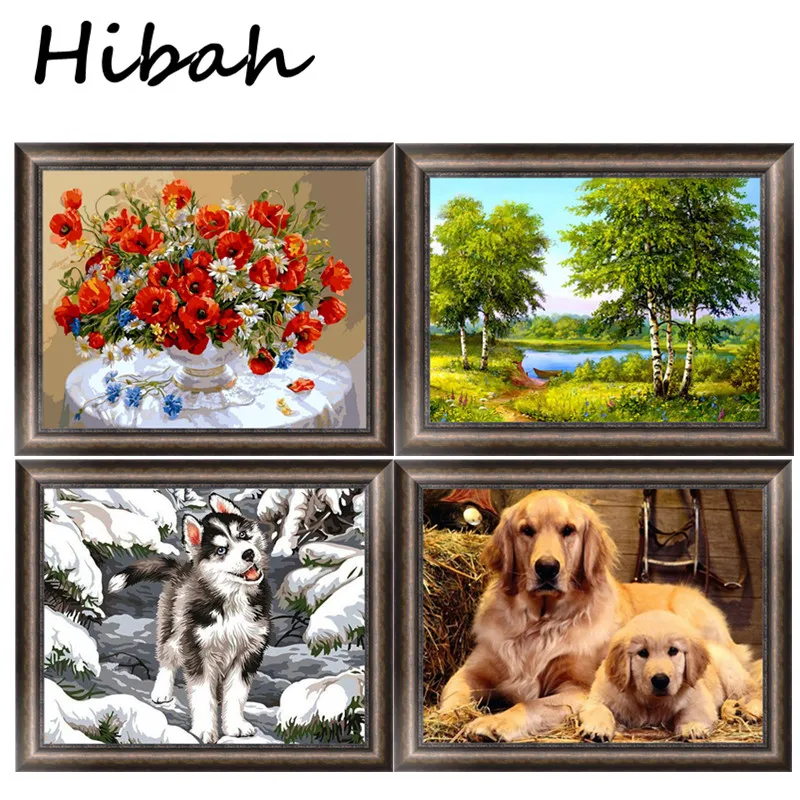 

5D DIY Three-dimensional Full Resin Diamond Animal Cross Stitch Round Diamond Embroidery Flower Bloom Diamond Mosaic