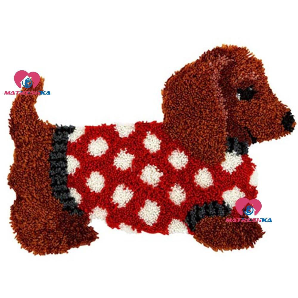 

Latch Hook Rug Kits tapestry DIY Needlework Handmade 3d Crocheting Rug Yarn Cushion Mat Embroidery Carpet Home decor accessories
