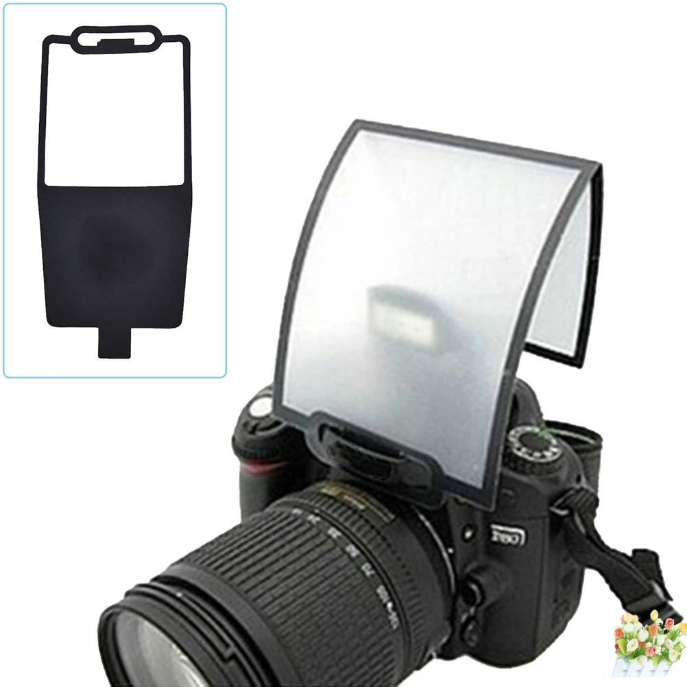 

Hot 1pc Camera Screen Flash Diffuser Universal Soft Screen Pop-Up Softboxes General SLR Camera Flash Diffuser For Nikon Canon