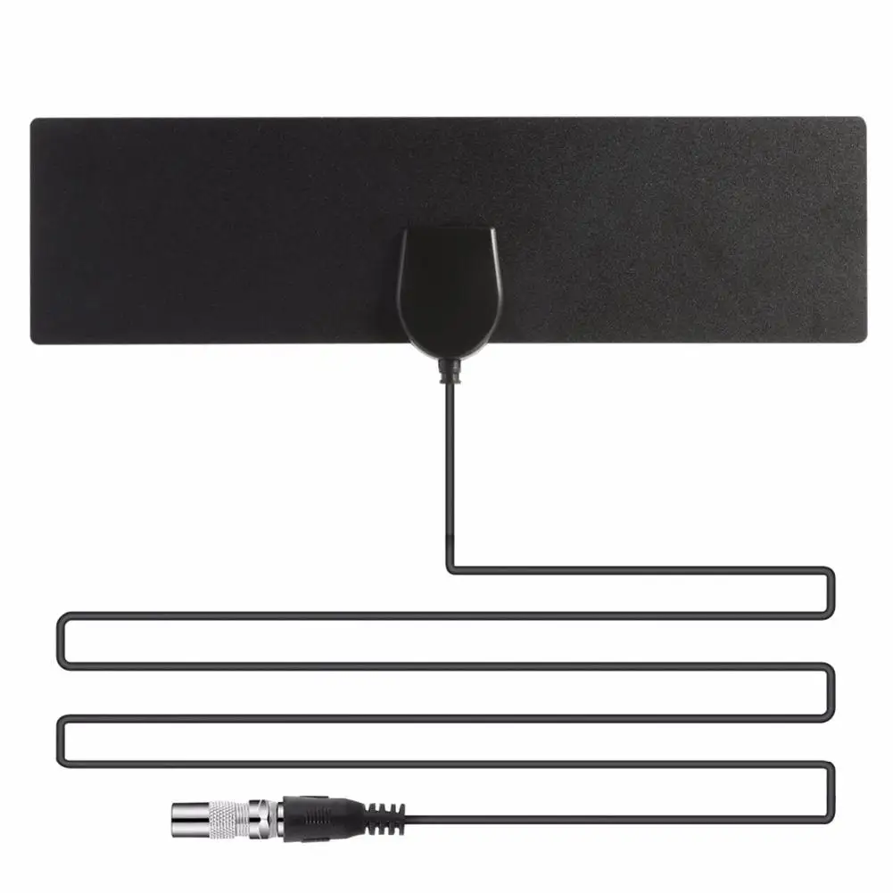 

Flat Indoor HD Signal Amplifier Digital TV Antenna HDTV 50 Miles Range VHF UHF Easy To Install Slim Build High Performance 13ft