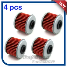 4 unidades/pacote de Filtro de Óleo Para TE310 TE310R HUSQVARNA TE250 TC250 TXC250 TC250R TXC250R TXC310 Bicicleta Da Sujeira