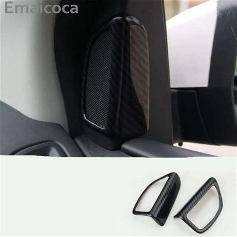 Emaicoca авто-Стайлинг дверная ручка динамик Шестерня панель держатель чашки декоративный чехол накладка чехол для Ford Focus 3 - Название цвета: speaker trim 2pcs