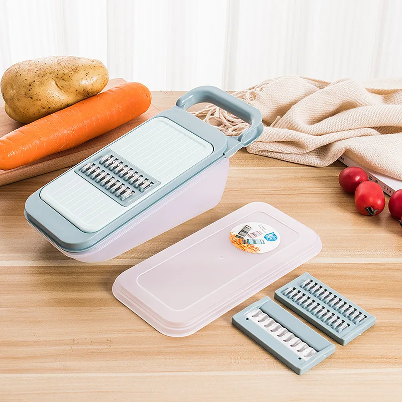 

Creative home multi-function shredder stainless steel grater potato silk vegetable three plus one melon planing kitchen tools
