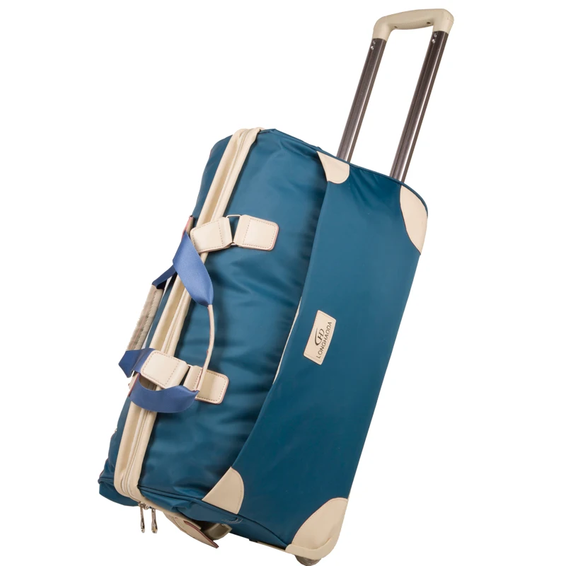 

Trolley bag 22inches luggage bag portable large capacity luggage wheeled bags folding