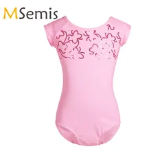 Детское балетное платье для девочек, гимнастический купальник для девочек, гимнастический купальник с бабочками, с блестками, с лямками на спине, балетный купальник, комбинезон