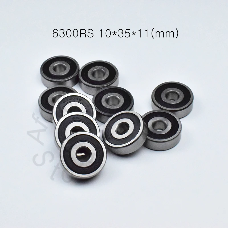 Подшипники 6300RS 10*35*11 (мм) 1 шт. фоторезиновый уплотнительный Тип 6300 подшипник с