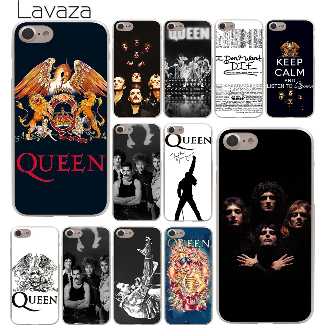 Жесткий чехол для телефона Lavaza Queen Rock Group iPhone XR X XS 11 Pro Max 10 7 8 6 6S 5 SE 4 6|case a|case pluscase for |