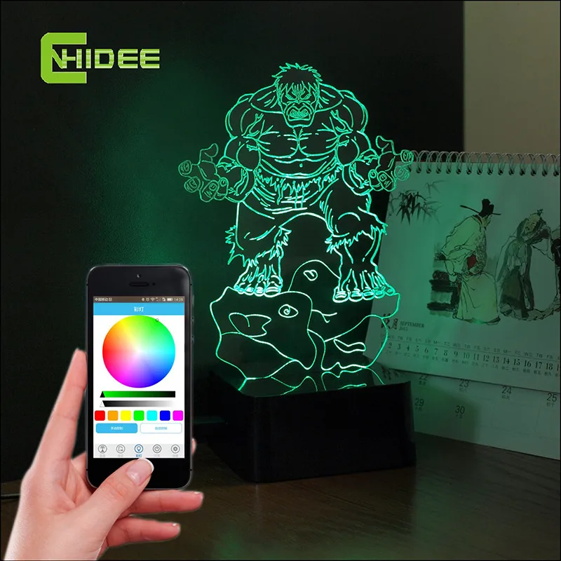 Aliexpress Buy CNHidee USB Music Lamp Acrylic 3D Led