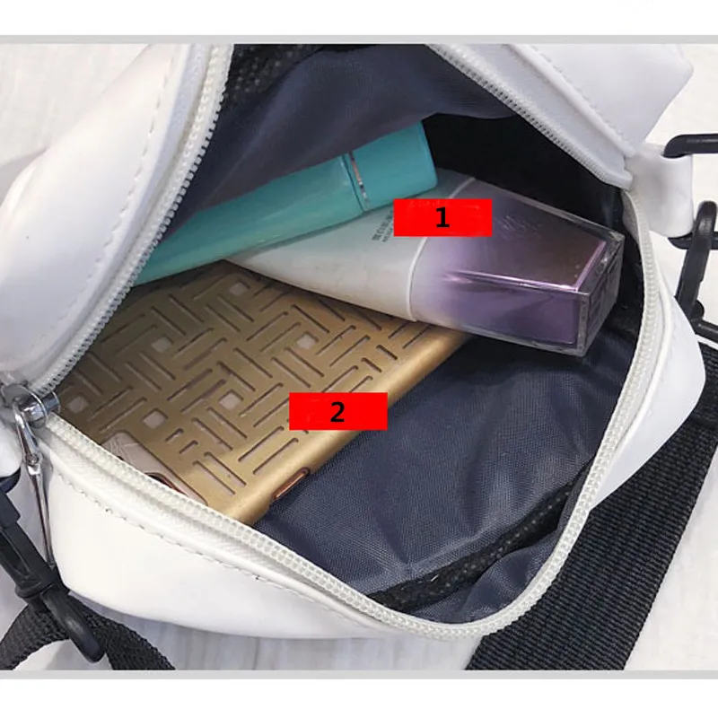 REPRCLA Повседневная милая сумка через плечо с цветным принтом сумки через плечо Маленькая женская сумка-мессенджер дизайнерская женская сумка