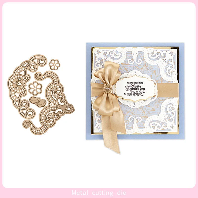 

SP Arch Flower Lace Metal Cutting Dies for DIY Scrapbooking Photo Album Decorative Embossing Paper Card Crafts Die Cut 2019