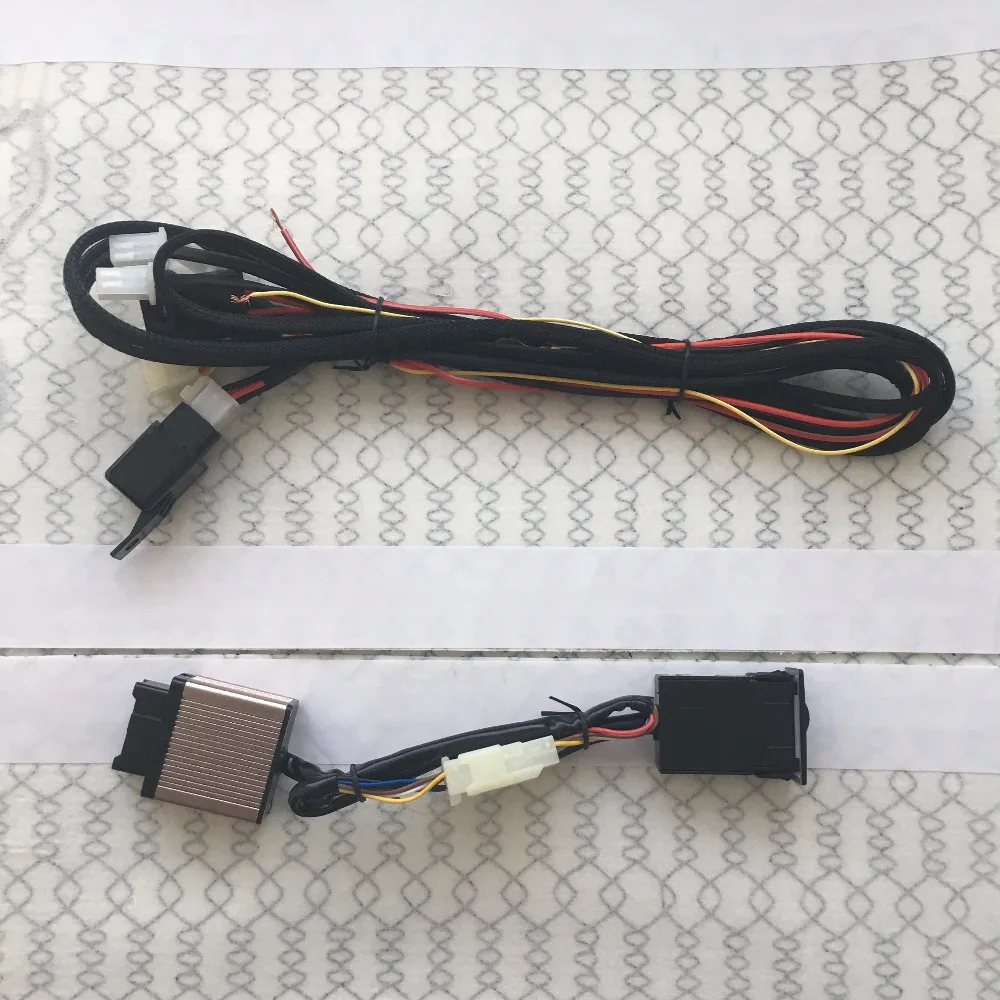 Online 12 v coche 4 almohadillas calefactoras de fibra de carbono calentador de asiento con doble 5 dial swtich conductor de trabajo y pasajero apto para BMW calentador