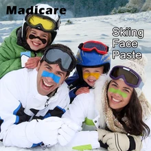 Лыжная лицевая паста, хлопок, кинезиологическая лента, Спортивная, 5 см х 5 м, мышечная лента, водонепроницаемый протектор, наколенники, спортивная лента, лыжная лицевая паста