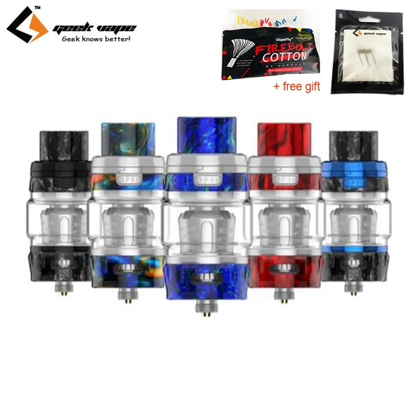 

Free Gift Geekvape Alpha Sub Ohm Tank E Cigarette Atomizer with 4ML Bubble Glass Tube fit Ecigarette MOD