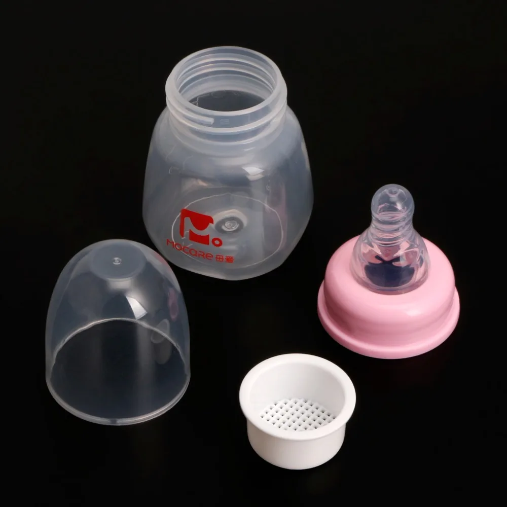 1 шт., безопасные детские бутылочки для новорожденных, маленькие полипропиленовые Бутылочки для ухода за кормом, молоко, 80 мл