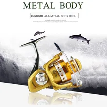 12+ 1BB мяч подшипники 5,5: 1 Рыбалка спиннинги морской пресной воды скорость шестерни BE1000-7000 легкий ручка#4D24