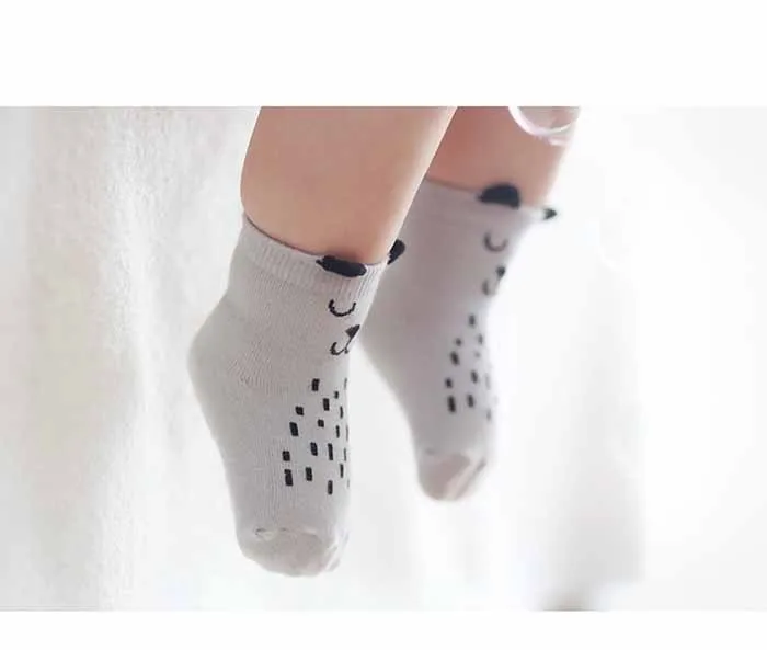 Носки для малышей Мини-носки для щенков детские короткие носки детские Нескользящие носки Medias de Bebe calcetines