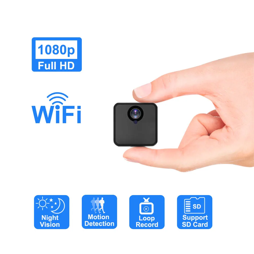 

Wifi Camera Mini 1080P Invisibl Night Version Loop Video Recorder Wireless IP Cam Home Monitor Motion Detection Mini Camcorder