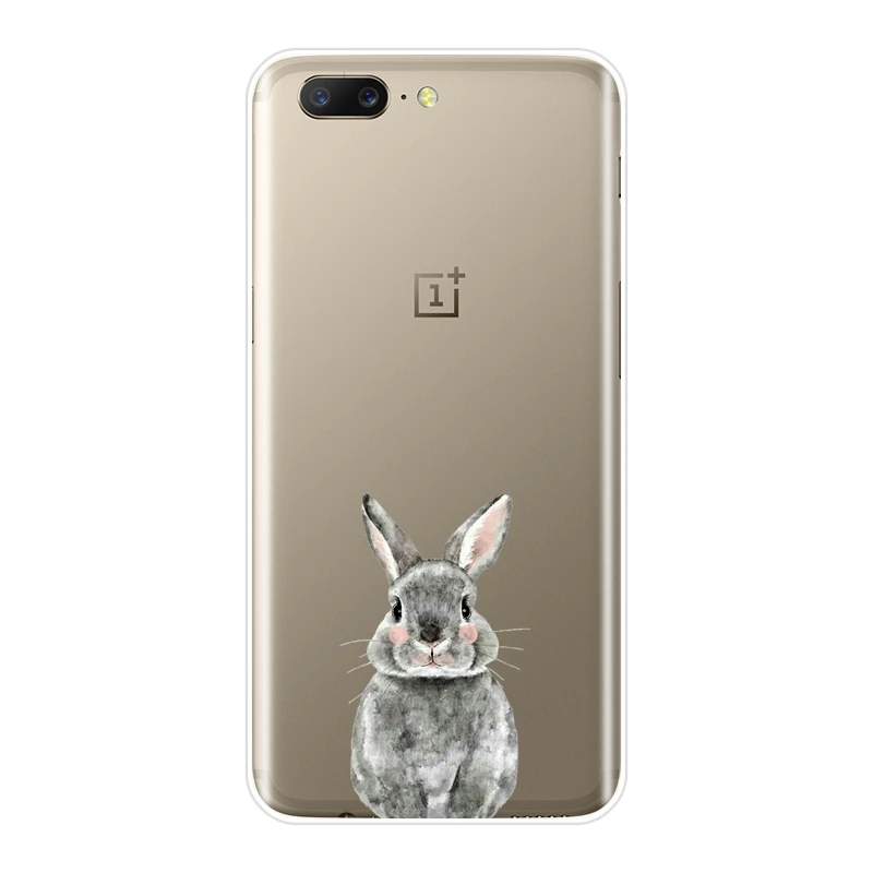 Задняя крышка для One Plus 6 6T 5 5T 3 3T мягкий силиконовый милый мультяшный Милый