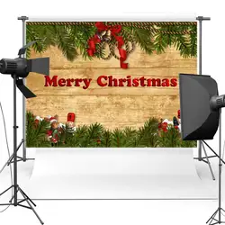 Mehofoto Рождество винил фотографии Задний план для новорожденных деревянные стены новый Ткань фланель фон для фото студия реквизит st463