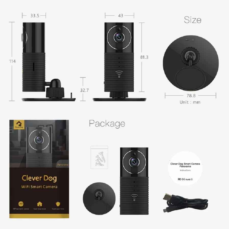 Clever Dog крик младенцев камера Wi Fi bebe lloron 960P камеры видеонаблюдения ИК Ночное