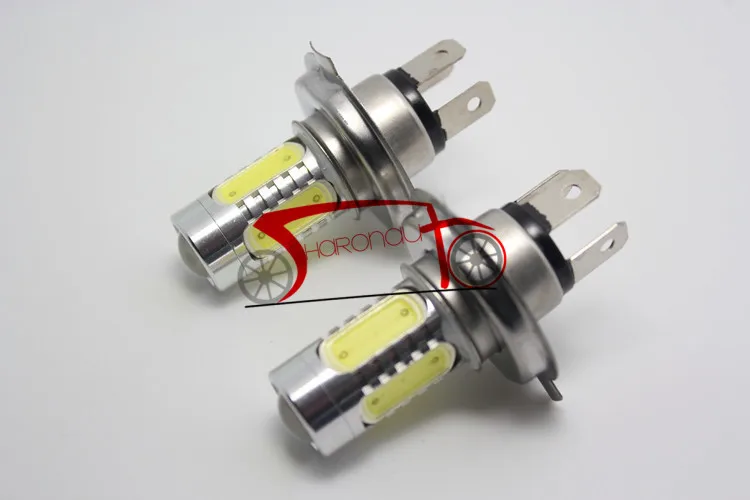 

2pcs Led Lamp 7.5W H4 LED headlight h4 power led dc 12v h4 fog light lamp with len light bulbs h4 360 degree led lamp