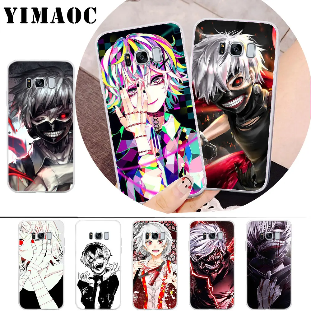 

YIMAOC Japanese anime Tokyo Ghoul Soft Case for Samsung A5 2017 A6 Plus 2018 A8 A9 A10 A30 A40 A50 A70 M10 M20 M30