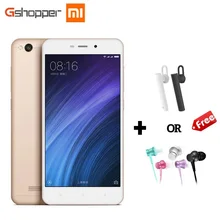 Original Xiaomi Redmi 4A 2GB 32GB Mobile Phone Quad Core Snapdragon 425 Cellphone 5.0″ 13.0MP Dual SIM Cards MIUI8 Smartphone