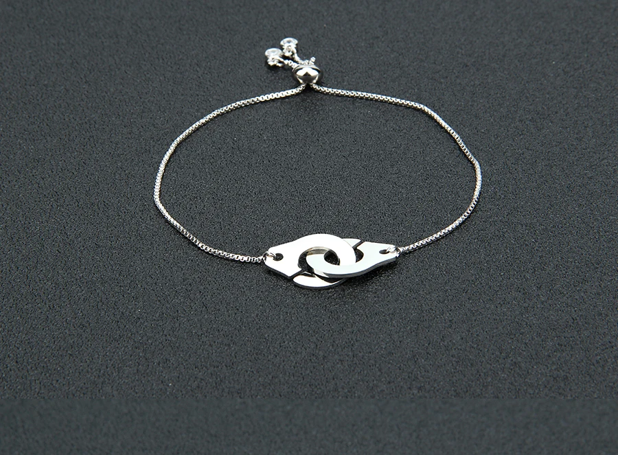 ZG модный браслет наручники из нержавеющей стали для влюбленных, браслет с замком для женщин и девочек, подарок на день Святого Валентина