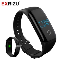 EXRIZU X11 Heart Rate Monitor Smart Band Health Bracelet IP68 Waterproof Wristband for Sports Bicycle Camping Hiking Pedometer