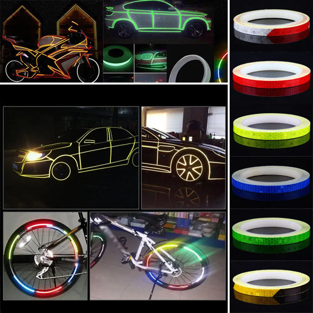 custom reflective bike stickers