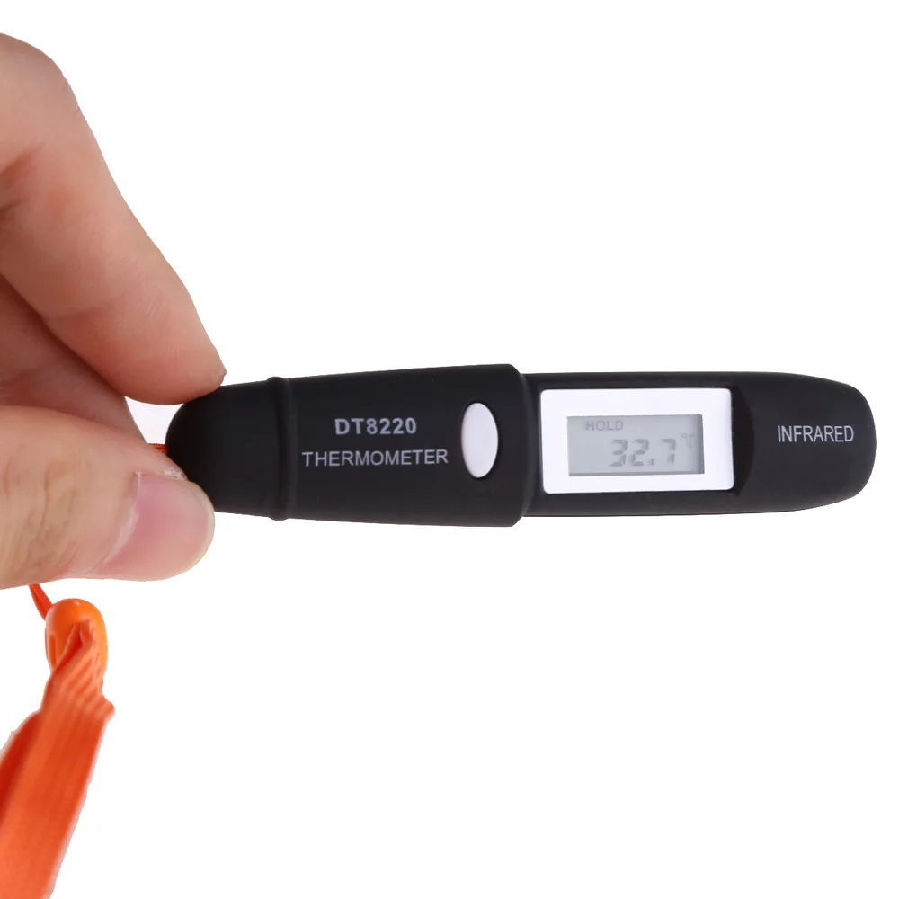 Ручка Тип Мини Инфракрасный термометр ИК температура измерения ЖК-дисплей измерительные инструменты