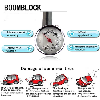 

BOOMBLOCK Car Styling Wheel Tire Pressure Detect For Bmw E46 E39 Audi A3 A6 C5 A4 B6 Mercedes W203 W211 Mini Cooper