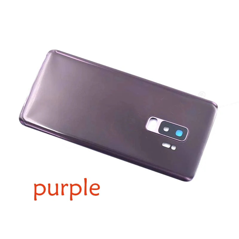 For Samsung Galaxy S9 S9 Plus Battery Cover Door Rear Glass Housing Case With Camera Lens 3
