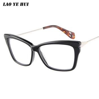 

2020 Fashion New Popular Computer Glasses Frame Women Men Flat Mirror Square Myopia Alloy Frame Eyeglasses LAO-6810