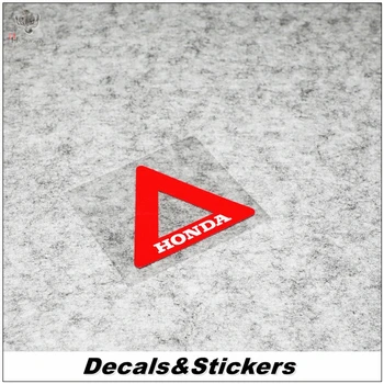 

NO.L097 HONDA Red Triangle Safe Caution 3M Reflective Modified Stickers Car Glass Waterproof MOTO GP Decals Racing Motorcycle