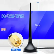 2 шт./лот GSM GRPS 3g всенаправленная 3dbi с высоким коэффициентом усиления присоска магнитная антенна SMA Мужской