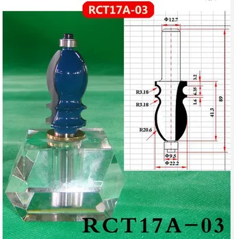 

High Quality Carbide Wood Working Line Shape Molding Router Cutter Bits V Groove ( RCT17A-03 )