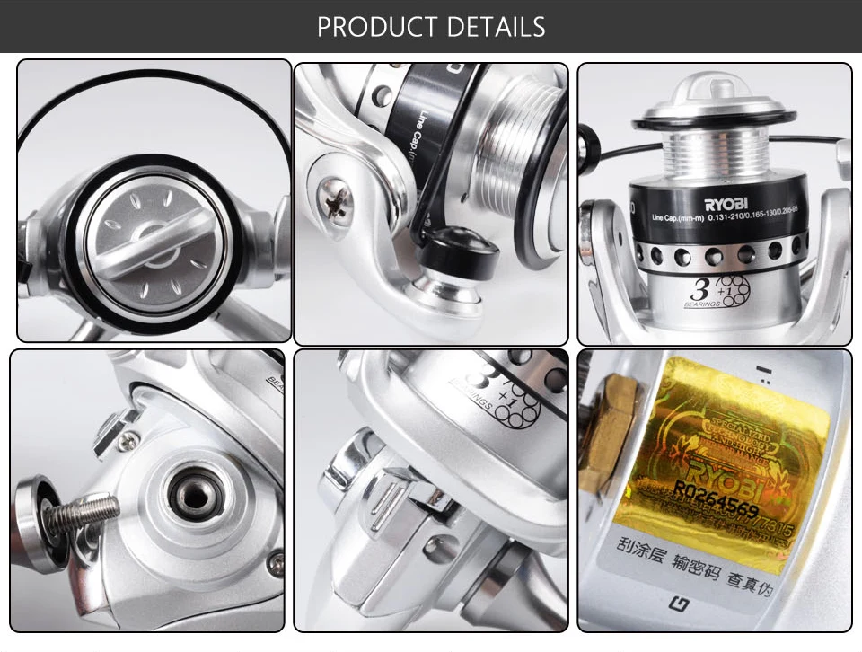 molinetes de pesca fiação mini roda 5.2: