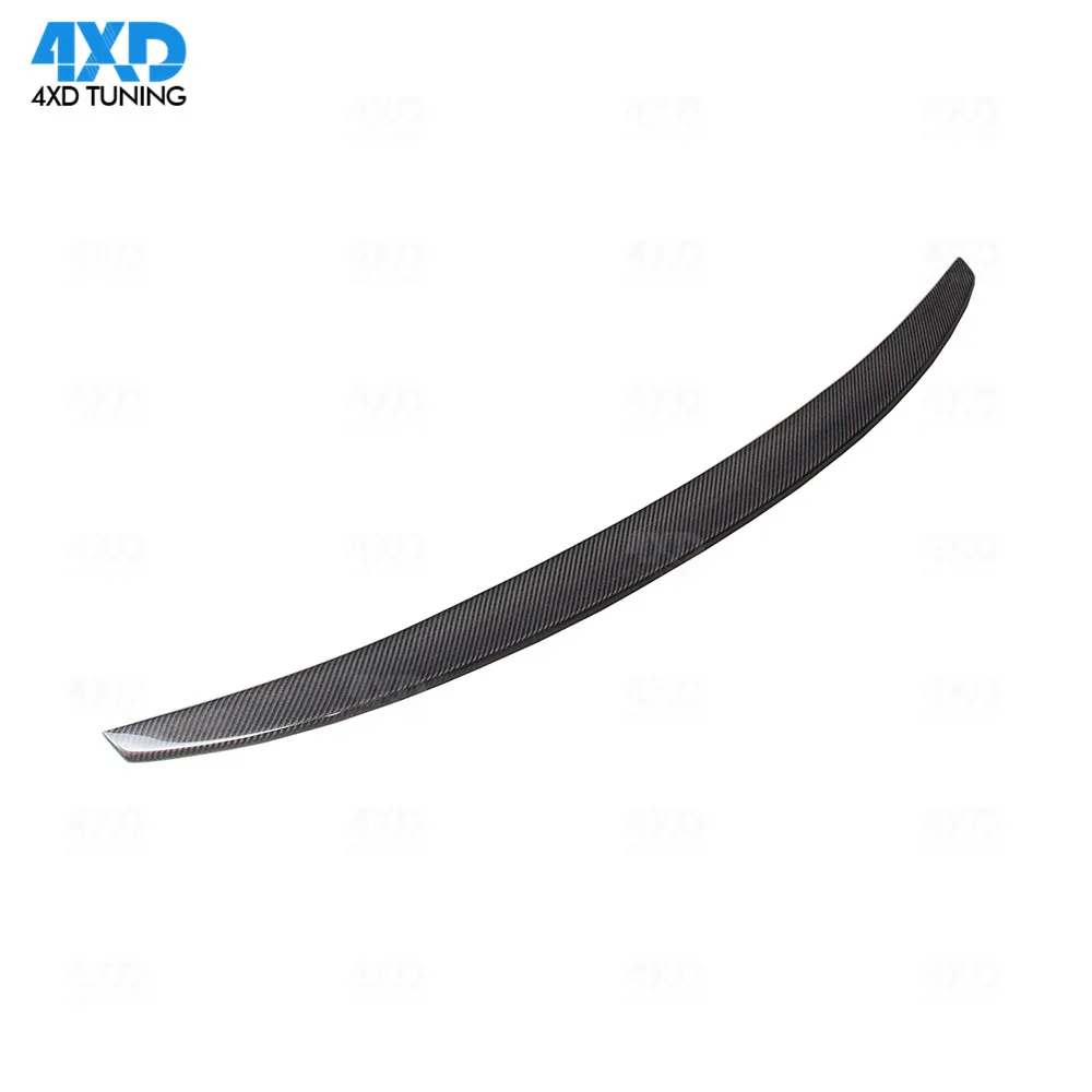 For Audi A5 Coupe Carbon Fiber Rear Spoiler Rear Trunk Wing Gloss Black S5 Style 2-Doors 2010 2011 2012 2013 2014 2015