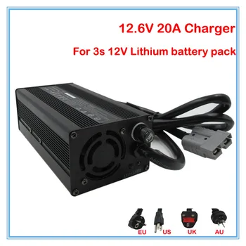 

360W 12V 20A charger output 12.6V 20A Li-ion Charger Use for 3S 11.1V 12V Battery pack Toy car charger 10pcs wholesale