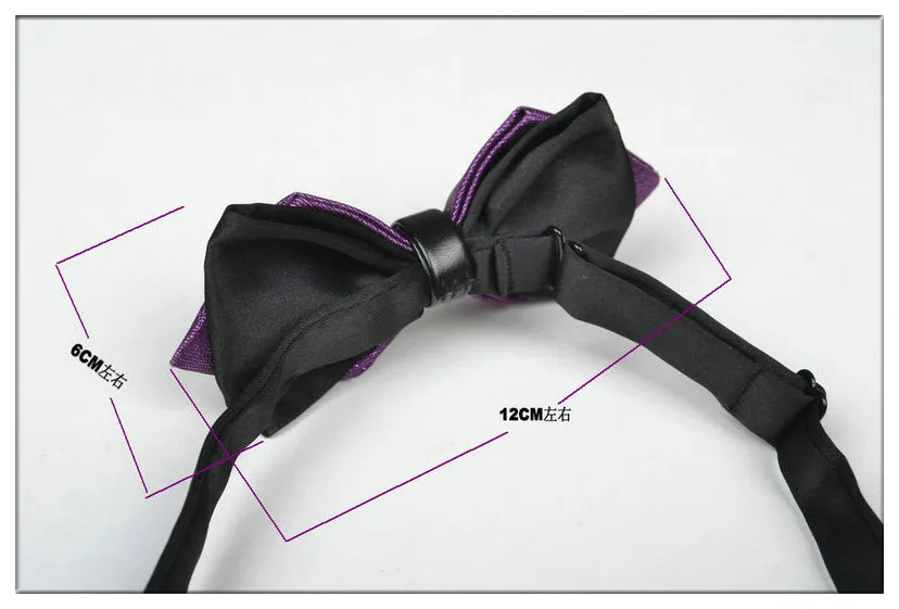 Men Bow Tie Pointed Arrow Jacquard Silk For Men