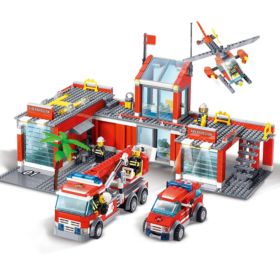 Купить Конструктор Лего Пожарная